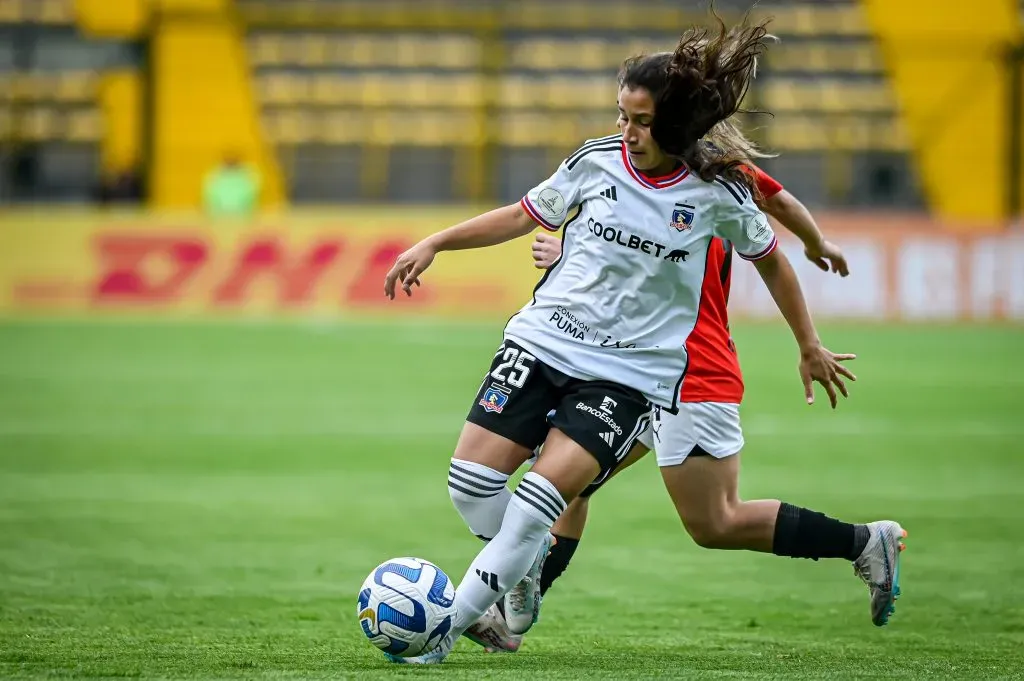 Anaís Álvarez debutando con 16 años en una Copa Libertadores Femenina. (Foto: Conmebol)