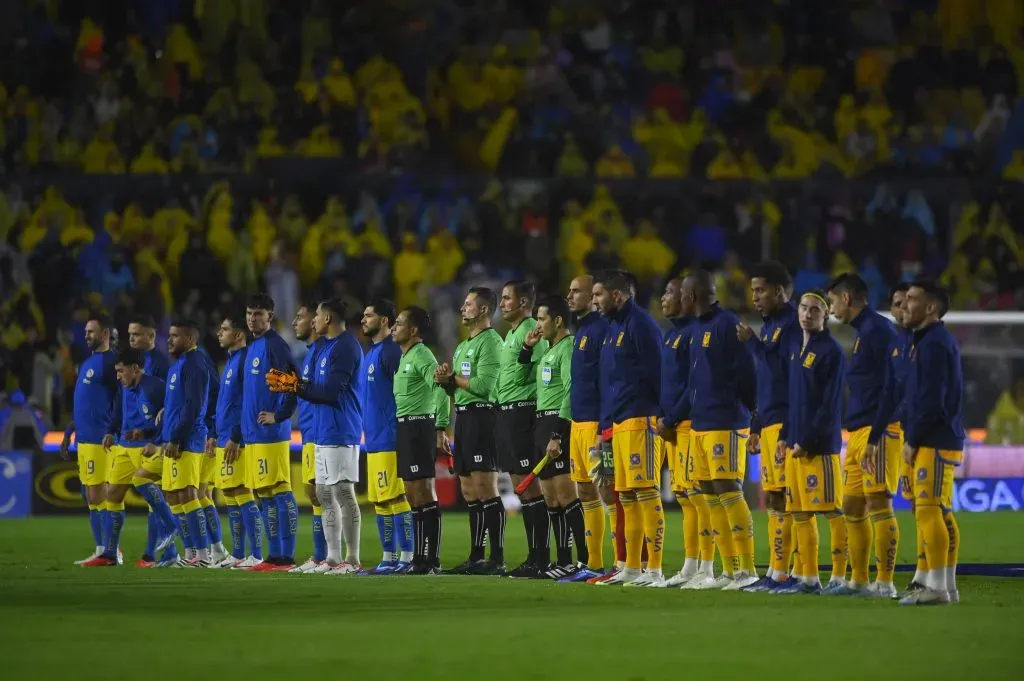 Tigres y América durante el partido de la jornada 17 del torneo Apertura 2023. Foto: Imago7