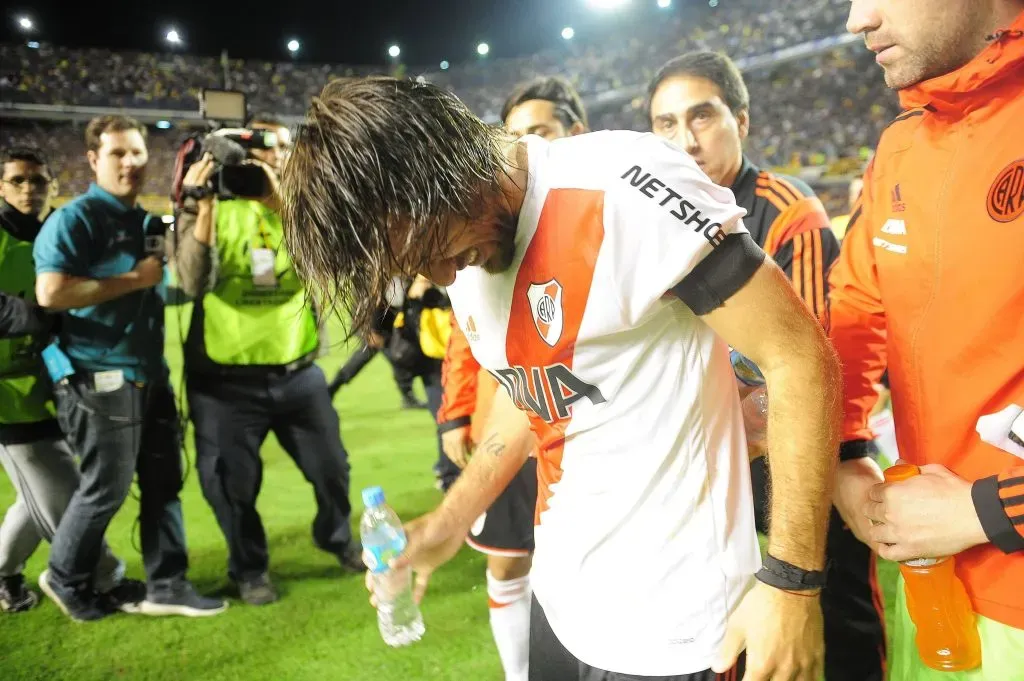 El día del “Gas Pimienta” entre Boca y River por la Copa Libertadores 2015 (Imago)