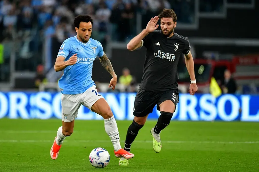 Felipe Anderson é um jogador repleto de características positivas e vai ajudar o Palmeiras (Photo by Marco Rosi – SS Lazio/Getty Images)