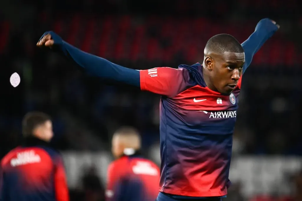 Nordi Mukiele com a camisa do PSG. Foto: IMAGO / Le Pictorium