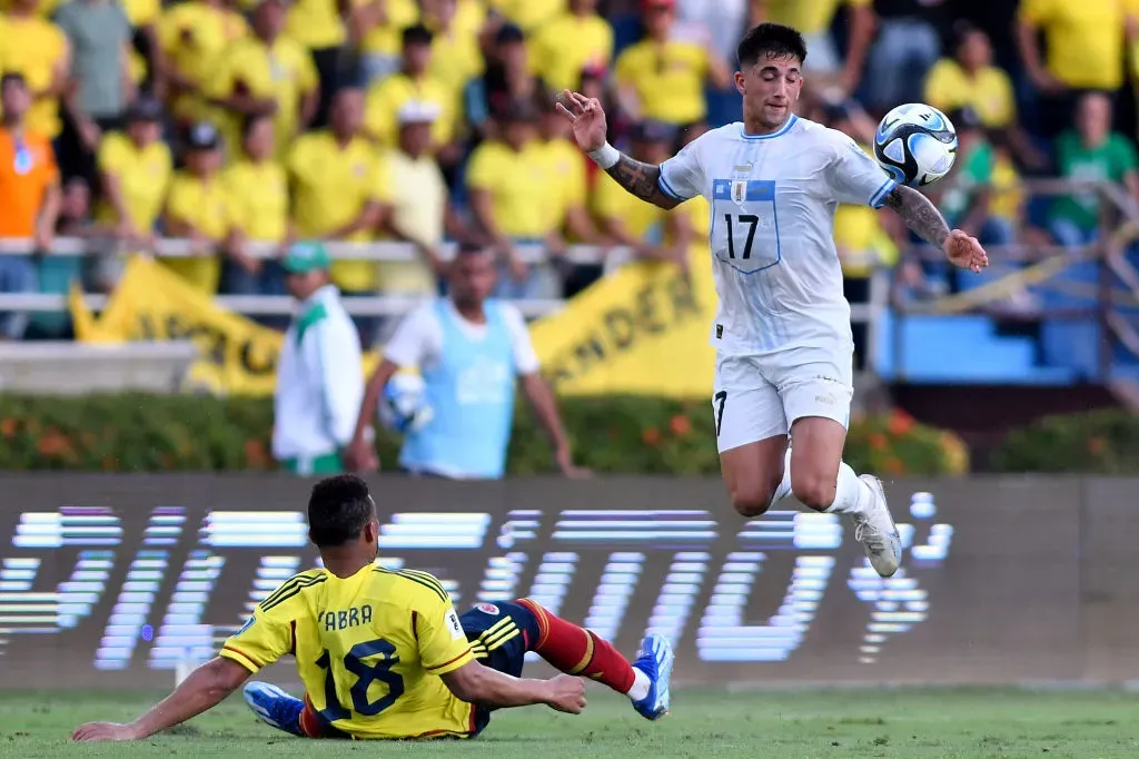 Fabra en Colombia vs. Uruguay (Getty)
