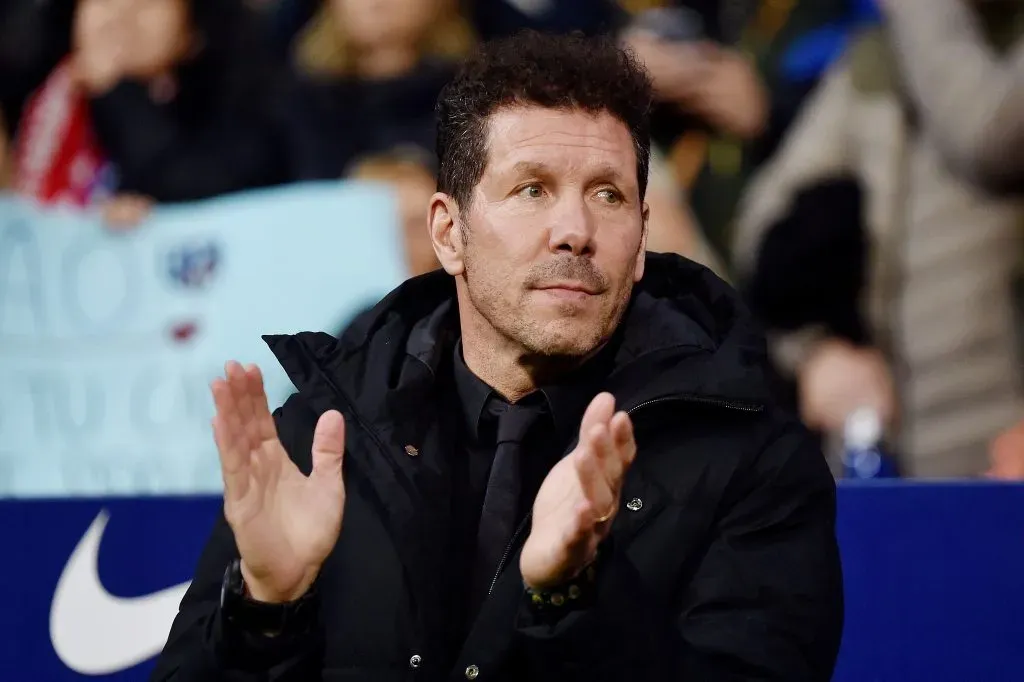 Diego Simeone marcha tercero con Atlético Madrid. (Getty)