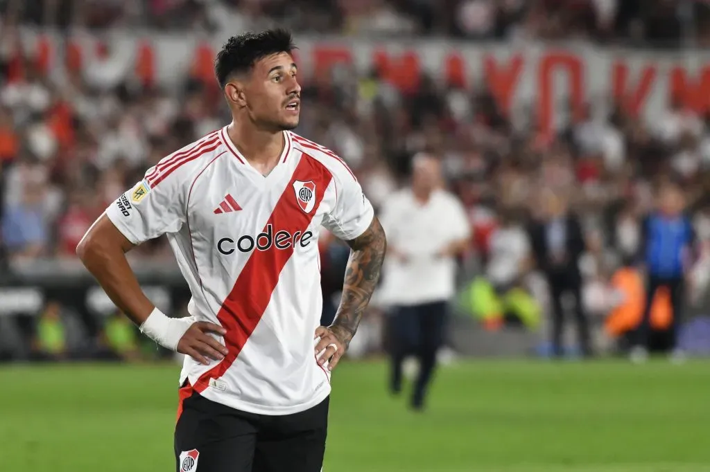 Adam Bareiro no convirtió goles desde que llegó a River. (Foto: Getty).