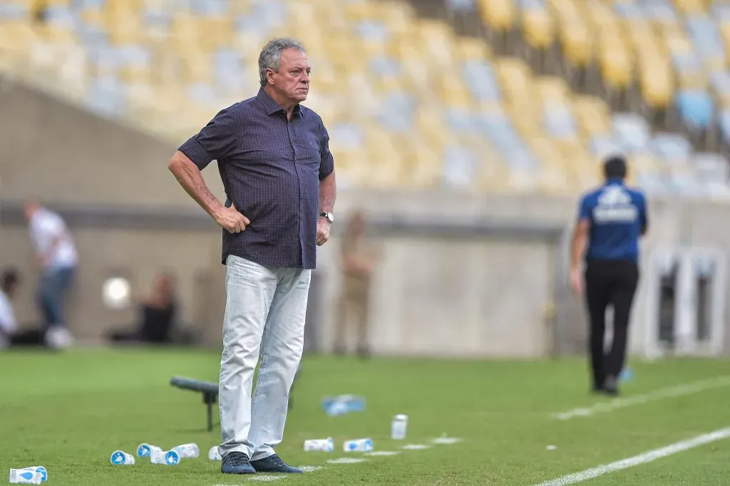 RJ – Rio de Janeiro – 09/04/2022 – BRASILEIRO A 2022, FLUMINENSE X SANTOS – Abel Braga tecnico do Fluminense durante partida contra o Santos no estadio Maracana pelo campeonato Brasileiro A 2022. Foto: Thiago Ribeiro/AGIF