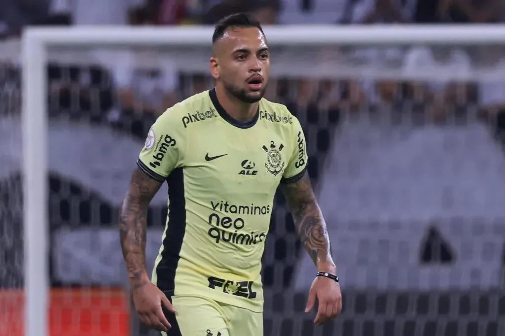 SP – SAO PAULO – 22/09/2023 – BRASILEIRO A 2023, CORINTHIANS X BOTAFOGO – Maycon jogador do Corinthians durante partida contra o Botafogo no estadio Arena Corinthians pelo campeonato Brasileiro A 2023. Foto: Marcello Zambrana/AGIF