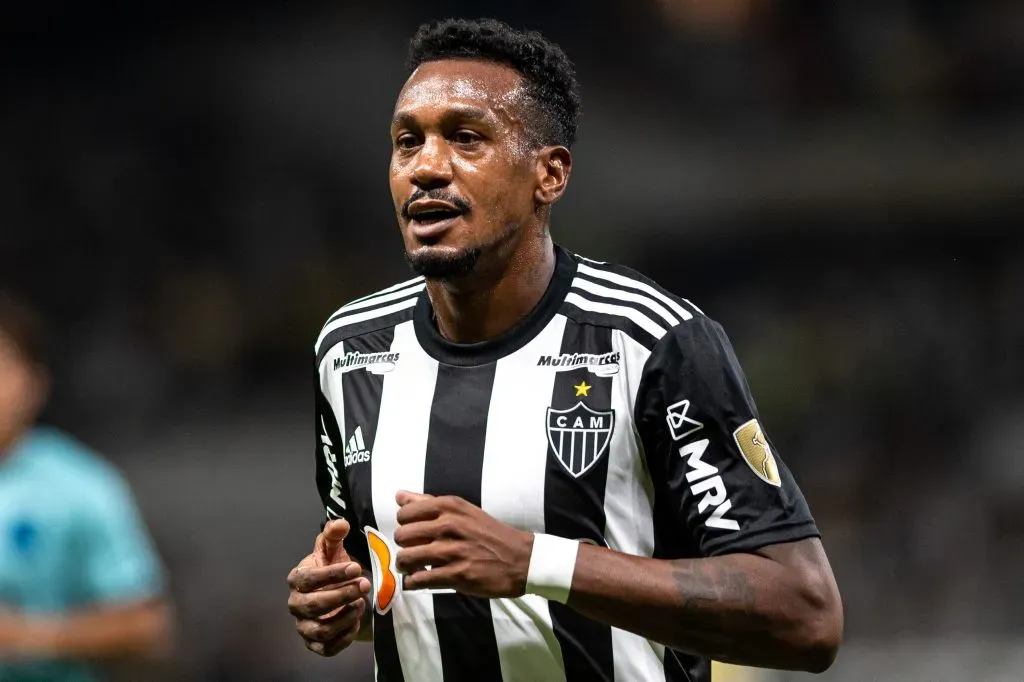 Edenilson, jogador do Atlético-MG, durante partida contra o Carabobo no estádio Mineirão pelo campeonato Libertadores 2023. Foto: Alessandra Torres/AGIF