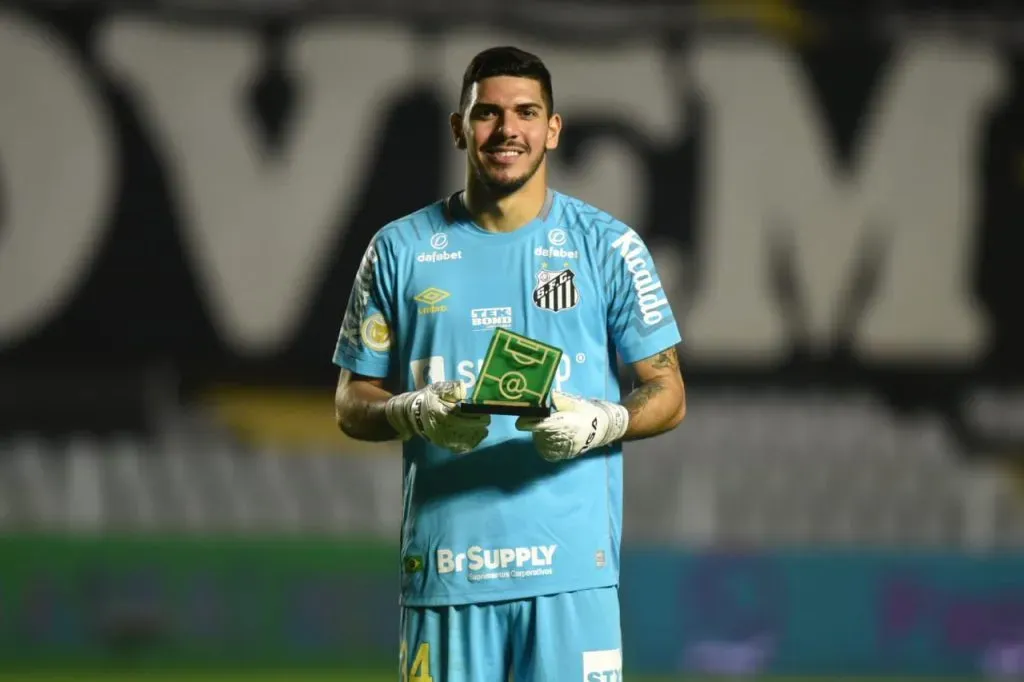 João Paulo goleiro do Santos – Divulgação/Santos