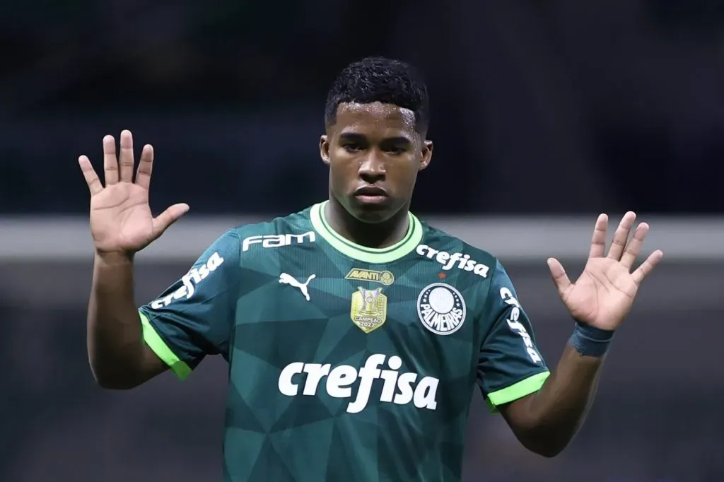 Endrick, do Palmeiras - Foto: Marcello Zambrana/AGIF
