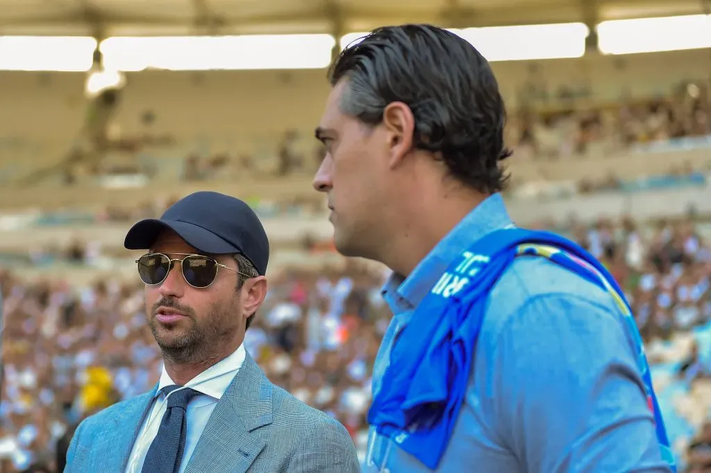 Josh Wander e Bracks no Maracanã. Foto: Thiago Ribeiro/AGIF