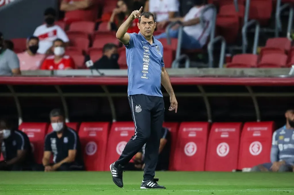 Fábio Carille comandou o Santos em 2022 – Foto: Pedro H. Tesch/AGIF