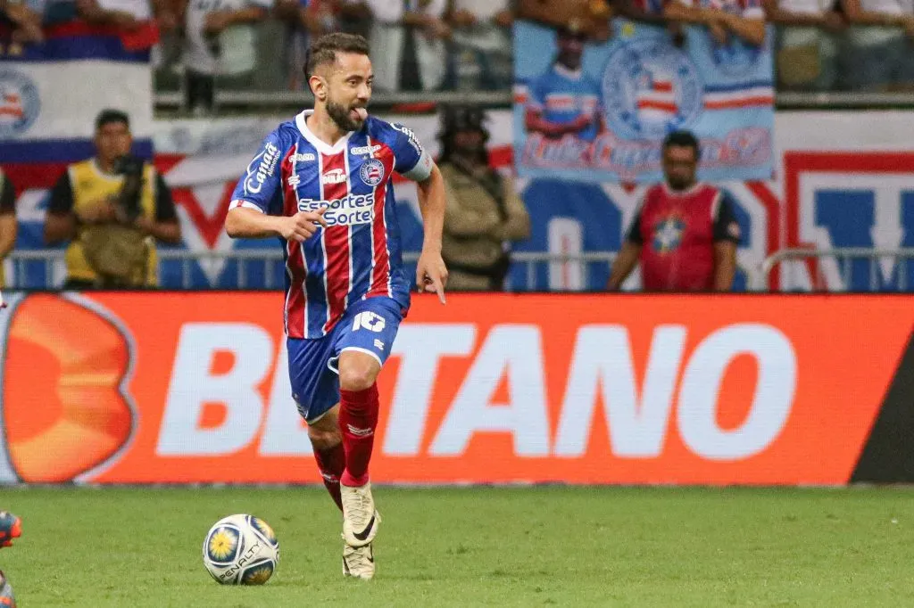 Everton Ribeiro chegou ao Bahia no início de 2024. Renan Oliveira/AGIF.