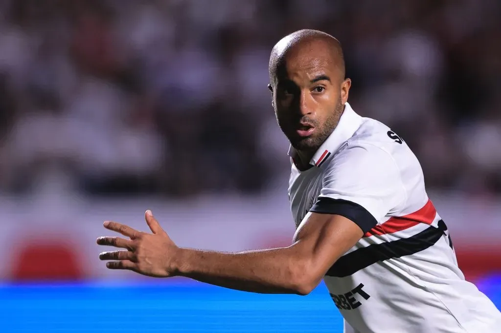 Lucas Moura é uma das grandes referências do São Paulo. Ettore Chiereguini/AGIF