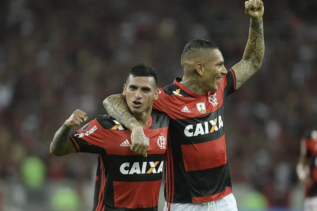 Trauco marcou um dos gols do Flamengo.