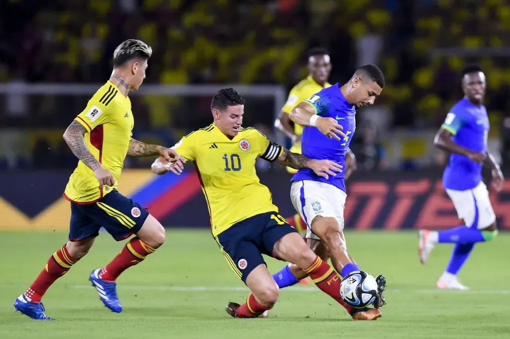 Selección Colombia vs. Brasil (Getty)
