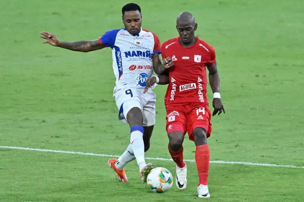 Marcos Mina de América de Cali en la Liga BetPlay DIMAYOR I 2025. Foto: VizzorImage / Gabriel Aponte.