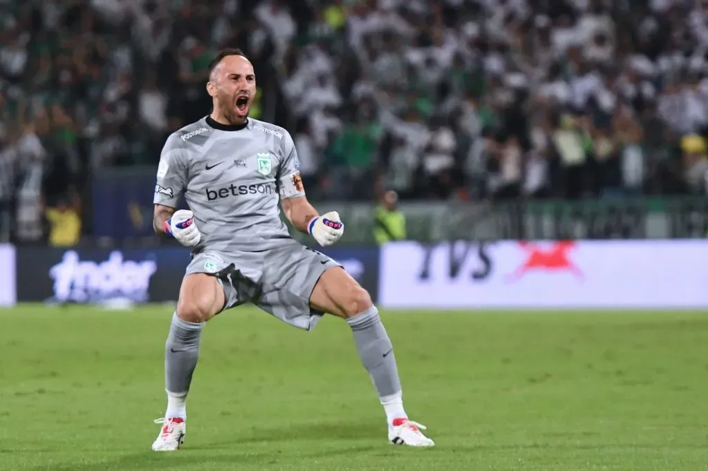 David Ospina con Atlético Nacional en la Liga BetPlay DIMAYOR II 2024. Foto: VizzorImage / Luis Benavides.