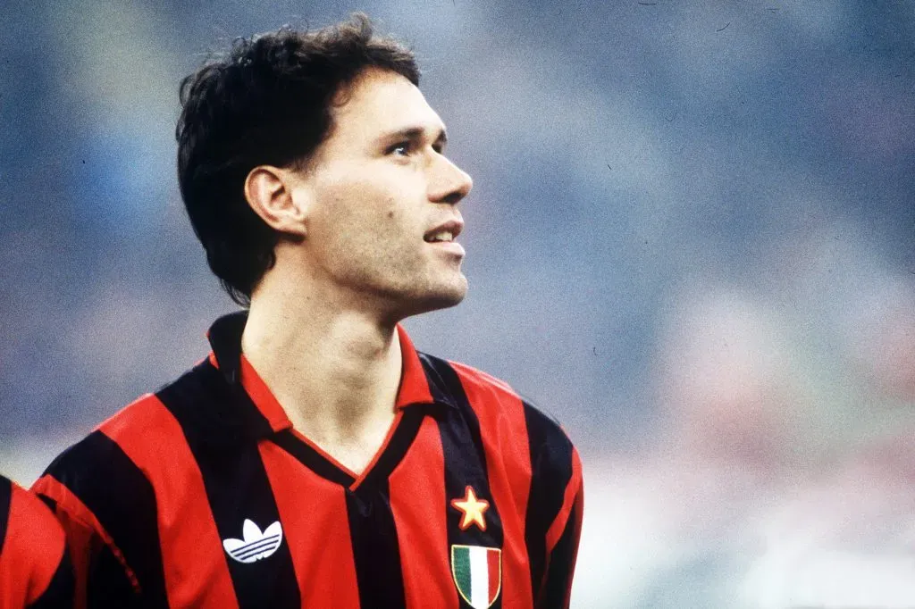 Marco Van Basten in a UEFA Champions League match between AC Milan vs Goteborg. IMAGO