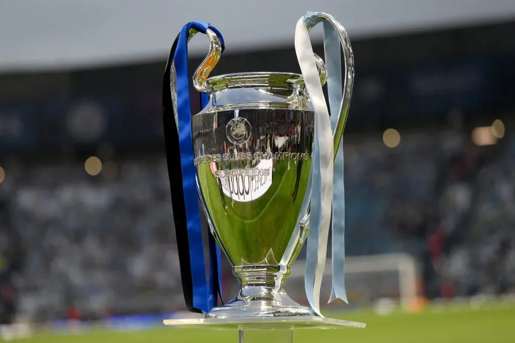 La copa de la Champions League. Getty Images