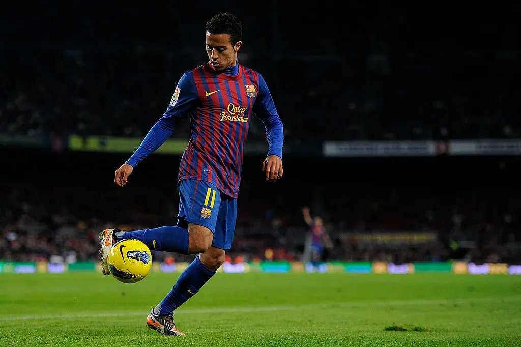 Thiago en su etapa con Barcelona. (Getty)