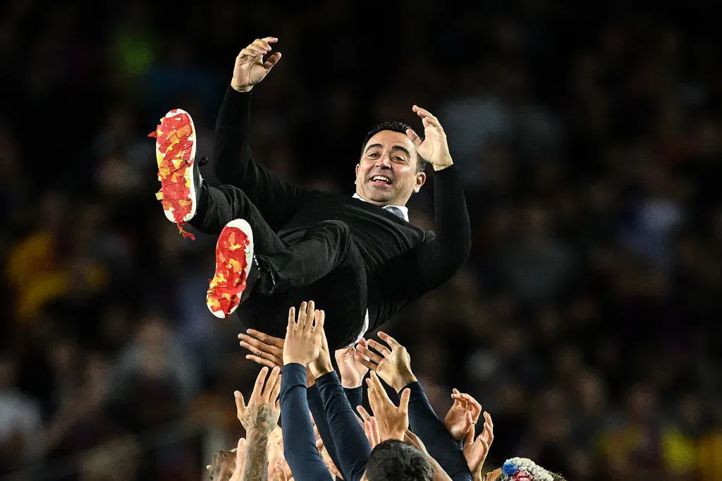 Xavi, el entrenador de Barcelona. (Foto: Getty)