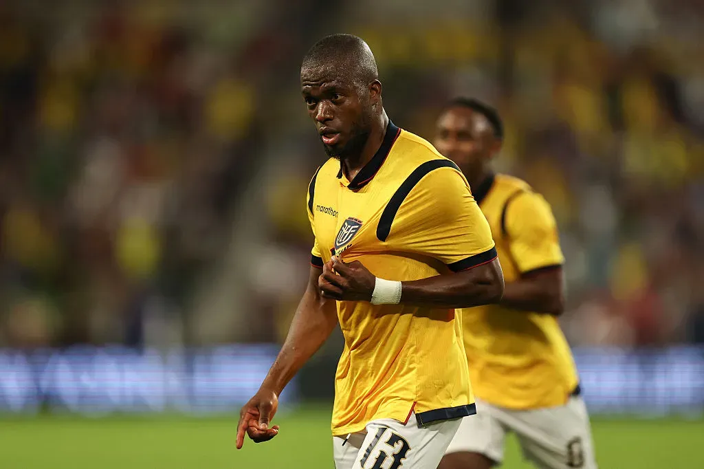 Enner Valencia será baja en Ecuador por que el Pachuca lo pidió de vuelta. Foto: Getty.