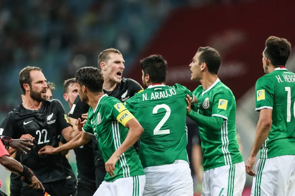 El último partido entre México y Nueva Zelanda fue en junio del 2017 por la Copa Confederaciones. (Imago)