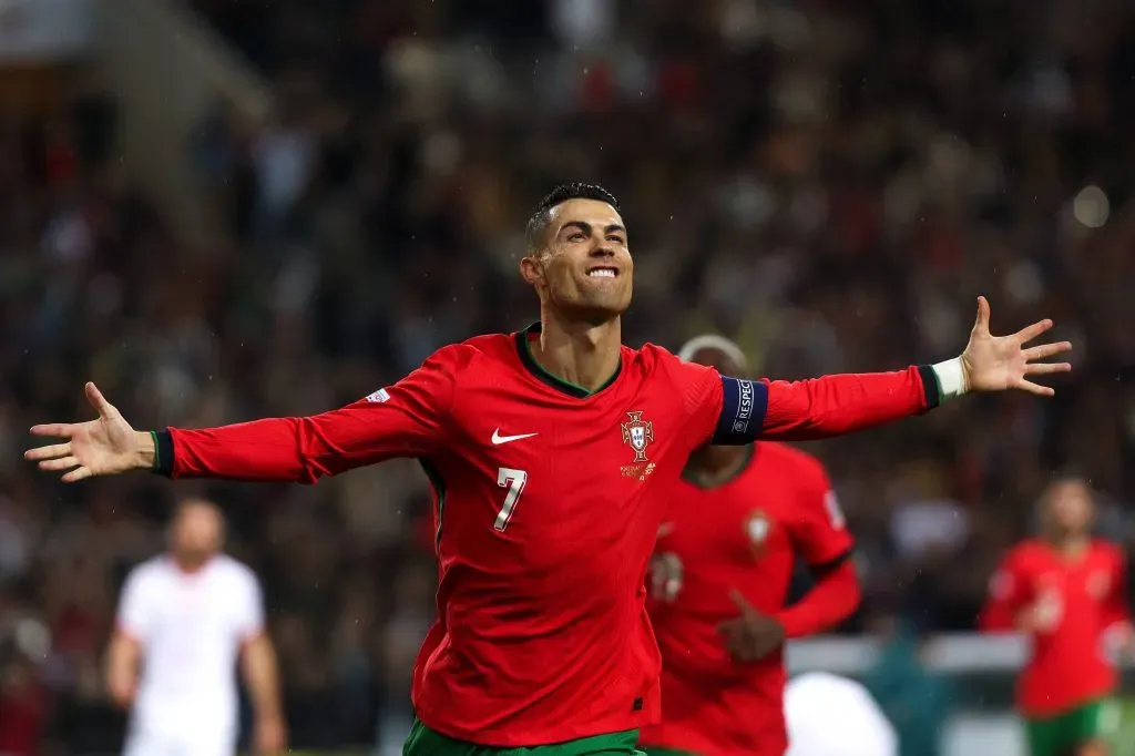 Cristiano Ronaldo anotó un doblete ante Polonia (IMAGO)