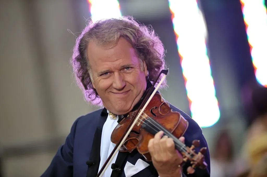 NEW YORK – JUNE 16:  Dutch violinist Andre Rieu and his Johann Strauss Orchestra perform on NBC’s “Today” at Rockefeller Center on June 16, 2010 in New York City.  (Photo by Slaven Vlasic/Getty Images)