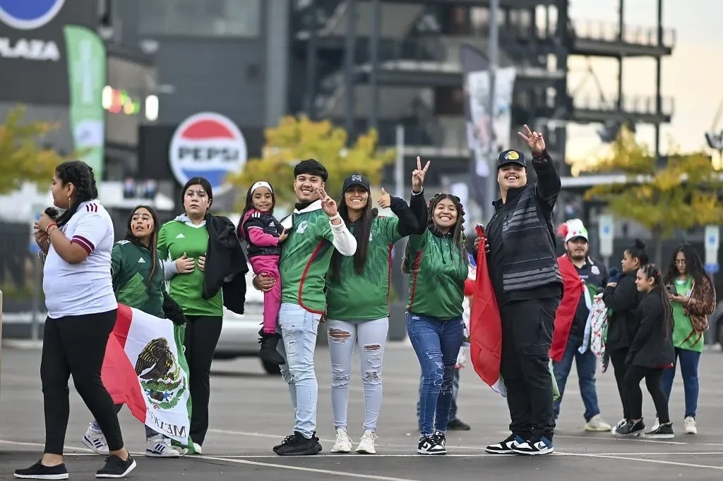 Afición de México lista en el Lincoln Financial Field. (Imago7)