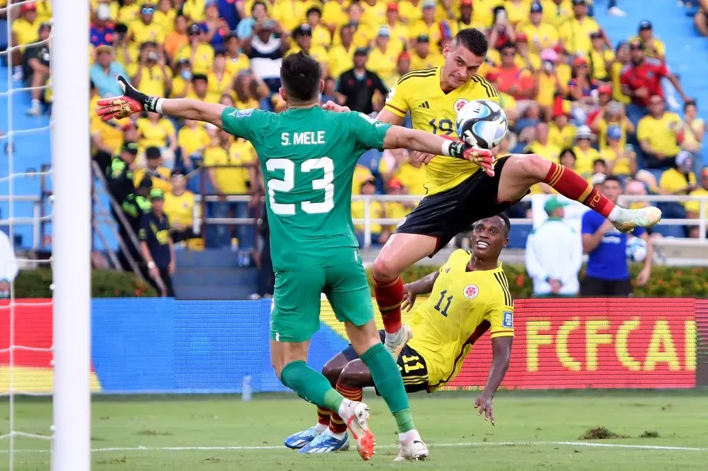 Colombia 2-2 Uruguay: Santiago Mele fue titular con los charrúas en 2023 (Getty Images)