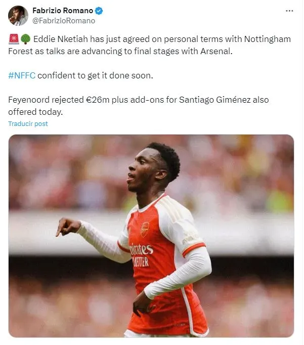 Feyenoord rechazó la última oferta por Santi Giménez (X)