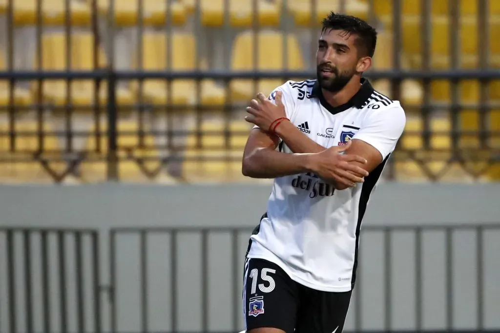 Emiliano Amor en su último partido con Colo Colo del 2022. (Foto: Photosport)