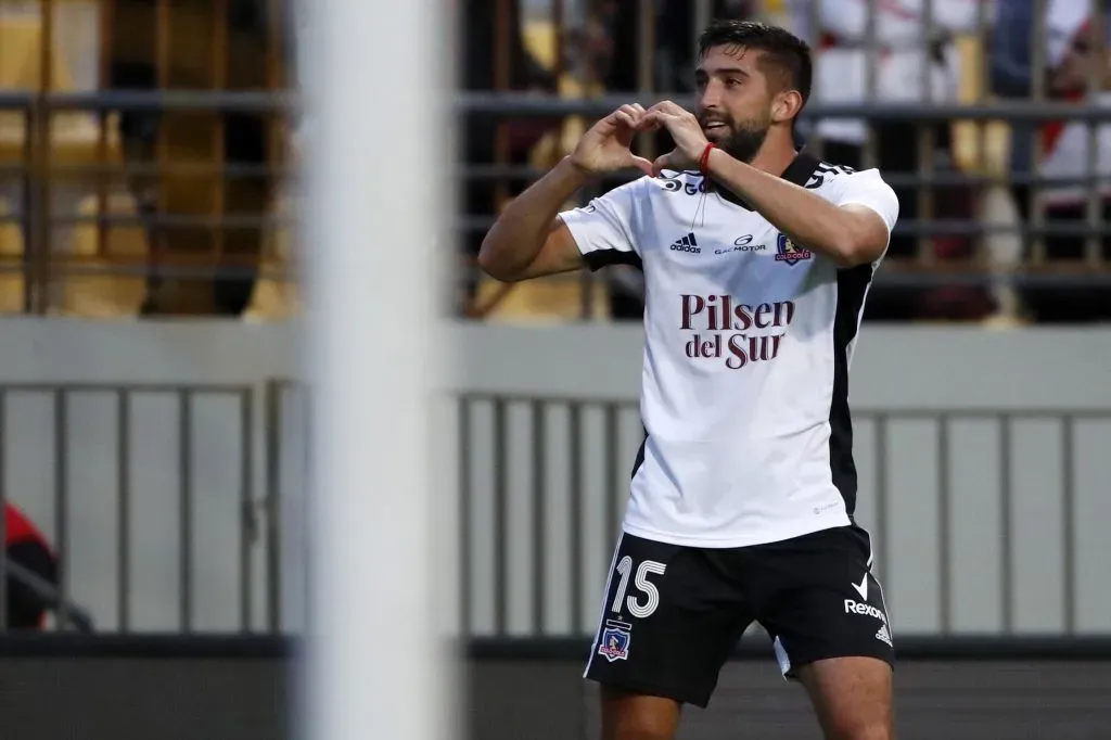 Emiliano Amor en su último compromiso con la camiseta de Colo Colo | Foto: Photosport