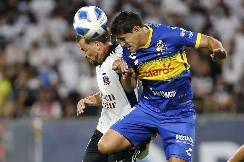 Julio Barroso vs Colo Colo. Crédito: Photosport