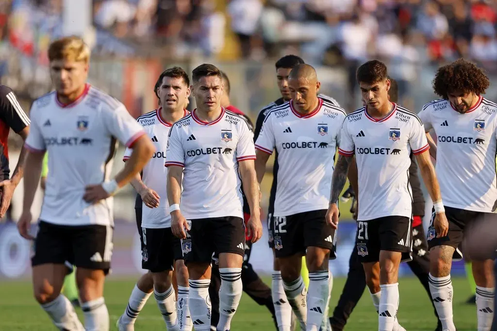 Colo Colo tras caer con Unión Española | Foto: Photosport