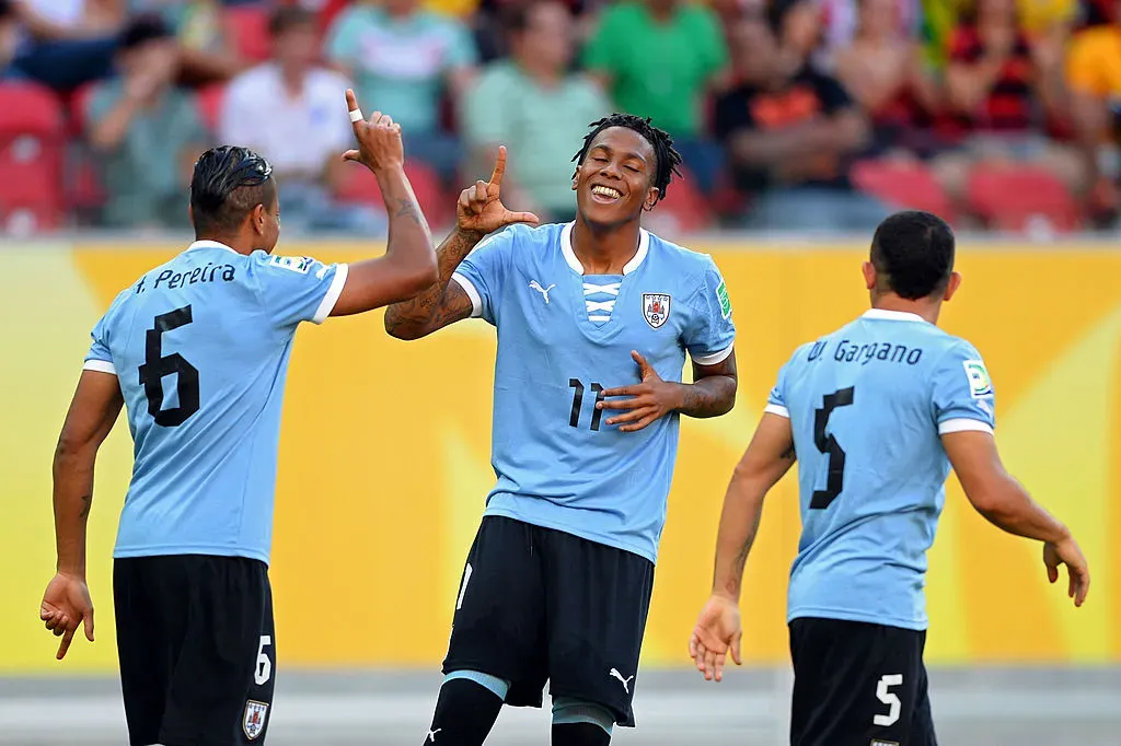 Abel Hernández fue parte del plantel de Uruguay que disputó la Copa Confederaciones en 2013. Imagen: Laurence Griffiths/Getty Images