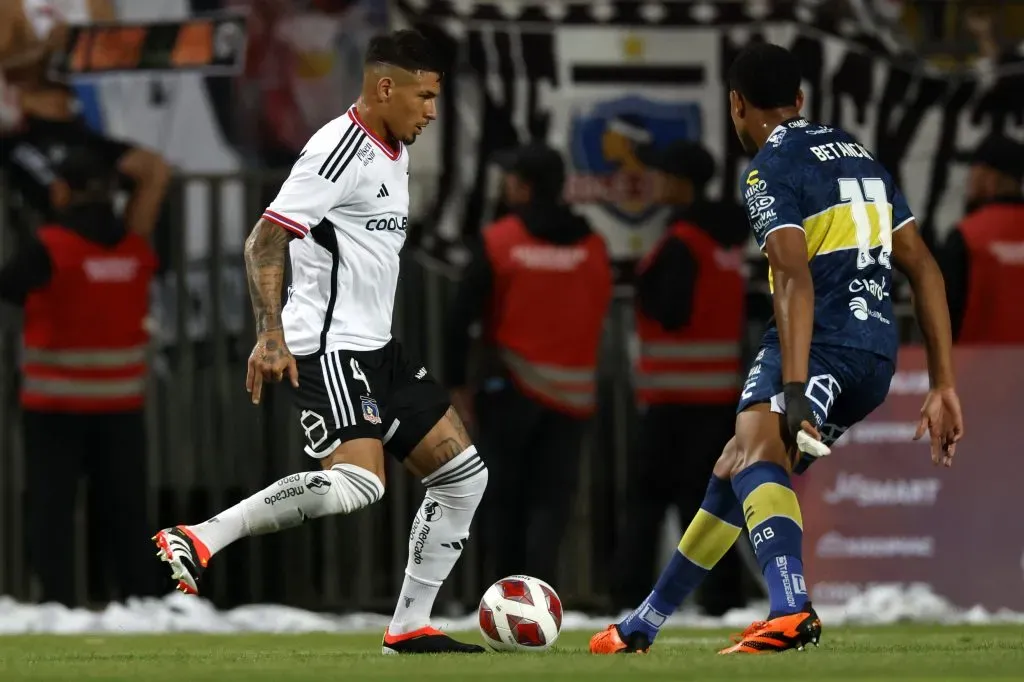 Alan Saldivia en el amistoso de Colo Colo vs Everton por la Copa Viña del Mar. (Foto: Photosport)