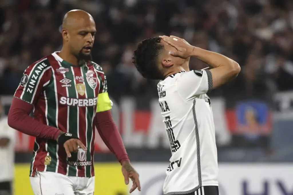 Colo Colo pagó caro su falta de gol y cayó por 1 a 0 ante Fluminense. Foto: Photosport.