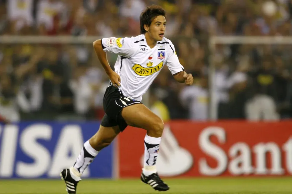 Cristóbal Jorquera marcó un golazo ante Boca en la Copa Libertadores 2008. Foto: Photosport.