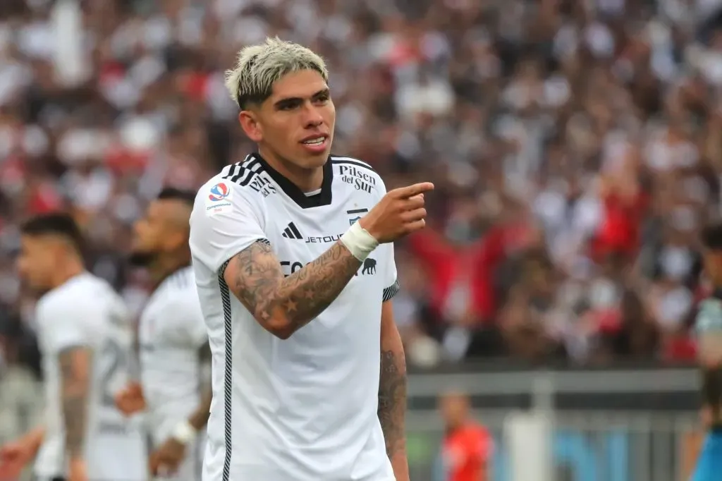 Palacios jugó ante Iquique con una lesión en su hombro | Foto: Photosport