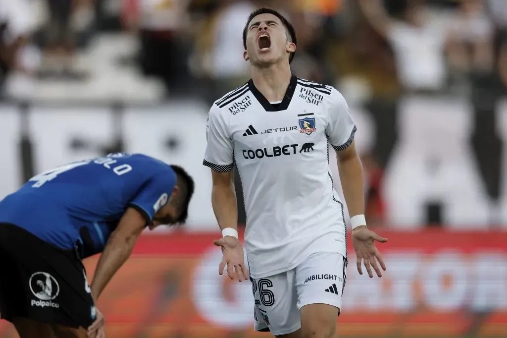 Matías Moya se juega sus cartas para continuar en Colo Colo. Imagen: Photosport.