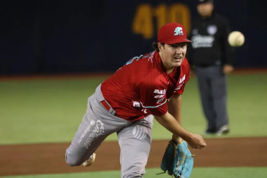 Trevor Bauer 8.2 IP | 5 H | 1 R | 1 BB | 19 K  vs Guerreros de Oaxaca | 21 de junio 2024, Estadio Eduardo Vasconcelos | Récord de ponches en un juego de 9 entradas (Cortesía)