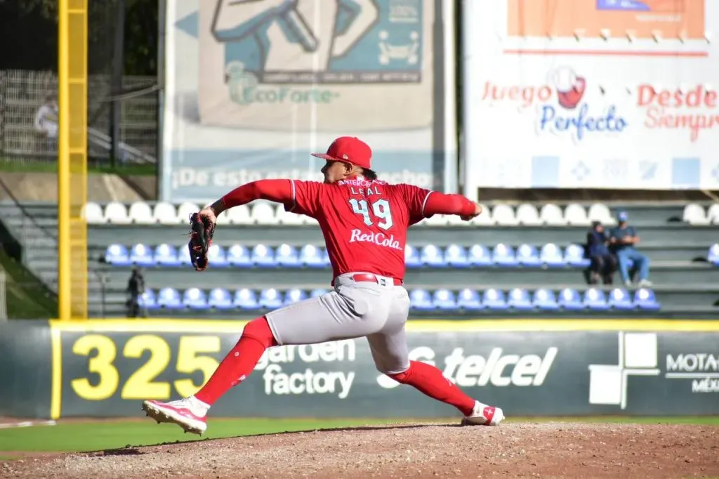 Erick Leal 6 IP | 7 H | 3 R | 0 BB | 11 K vs Pericos de Puebla | Juego 5 1er playoff 2024 | Estadio Hermanos Serdán, 10 de agosto 2024 (Cortesía)