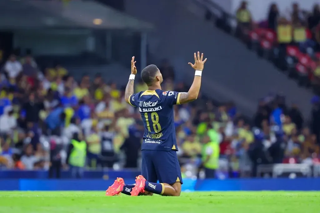 José Caicedo, durante el partido de la jornada 10 del torneo Apertura 2023. Foto: Imago7