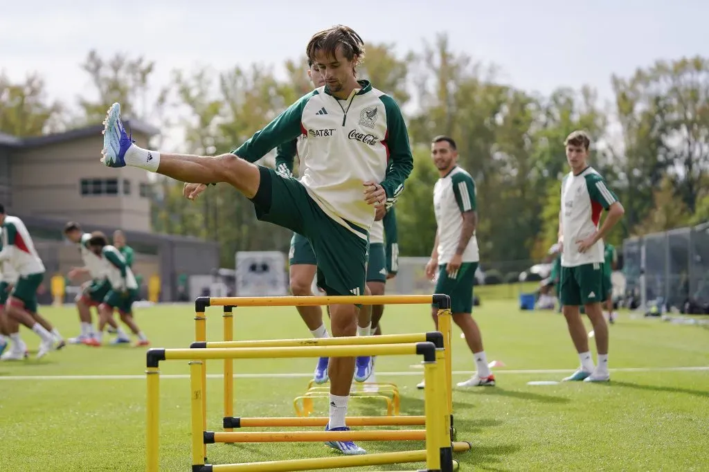 Jordi Cortizo entrena con la Selección Mexicana. | Imago7