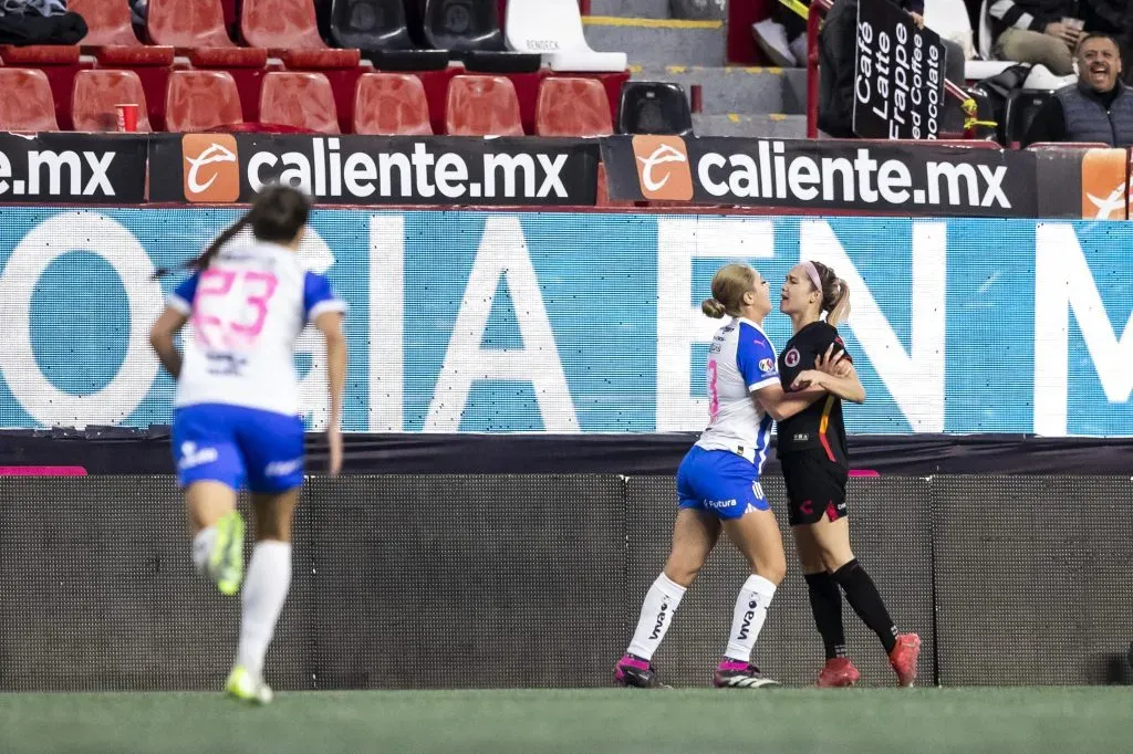 Rayadas se llevó la ventaja en el partido de ida de la Liguilla. Foto: Imago7