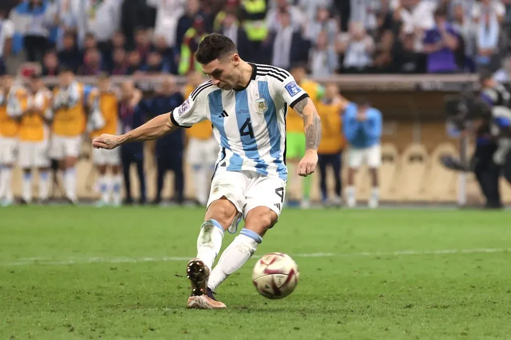 El penal de Montiel ante Francia. (Foto: Getty).