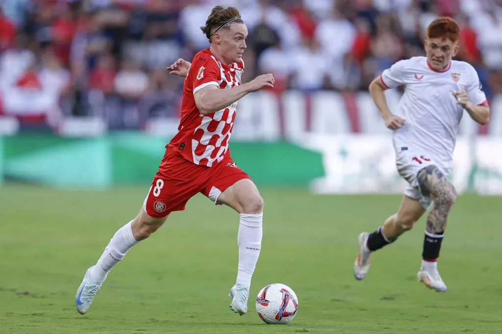 El Colo Barco en su debut ante Girona. (Imago)