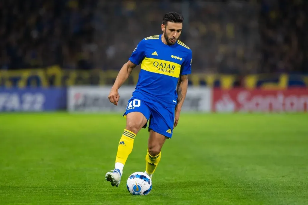 Eduardo Salvio, en Boca. (Imago)